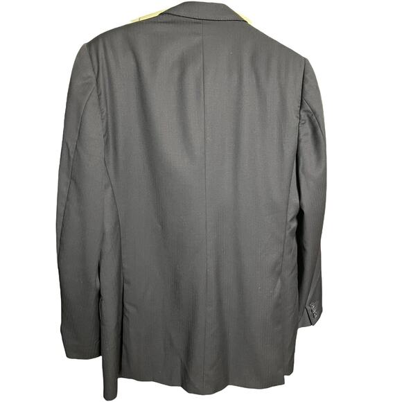 Ermenegildo Zegna Black Wool-blend Pinstripe Suit - Picture 2 of 7